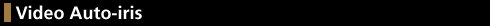 Video Auto-iris
